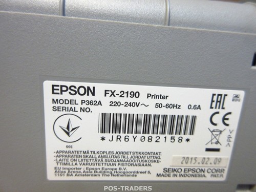 Epson FX 2190 - printer - monochrome - dot-matrix BAD PRINTS / CRACKED HOUSING - Bild 7 von 7
