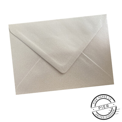 C6 A6 Fresh White Pearlescent Envelopes Premium Quality 100gsm 114 X