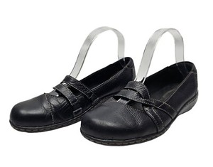 Taomi Chaussures De Confort Femme Cuir Noir – Pointure 35 (US 6) – Semelle Curve Solve