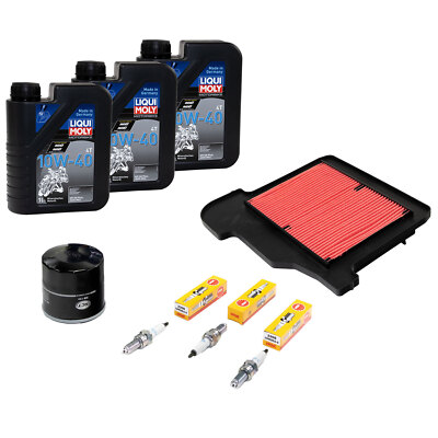Wartung 3L Öl für Yamaha MT-09 RN MT09 2013-20 Set Luftfilter Ölfilter Zündkerze
