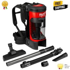 Milwaukee Back Pack Vacuum Cleaner - M18FBPV-0 - No Batteries - 4933464483