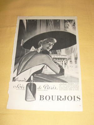 SOIR DE PARIS BOURJOIS Parfum Werbung/Advertising 