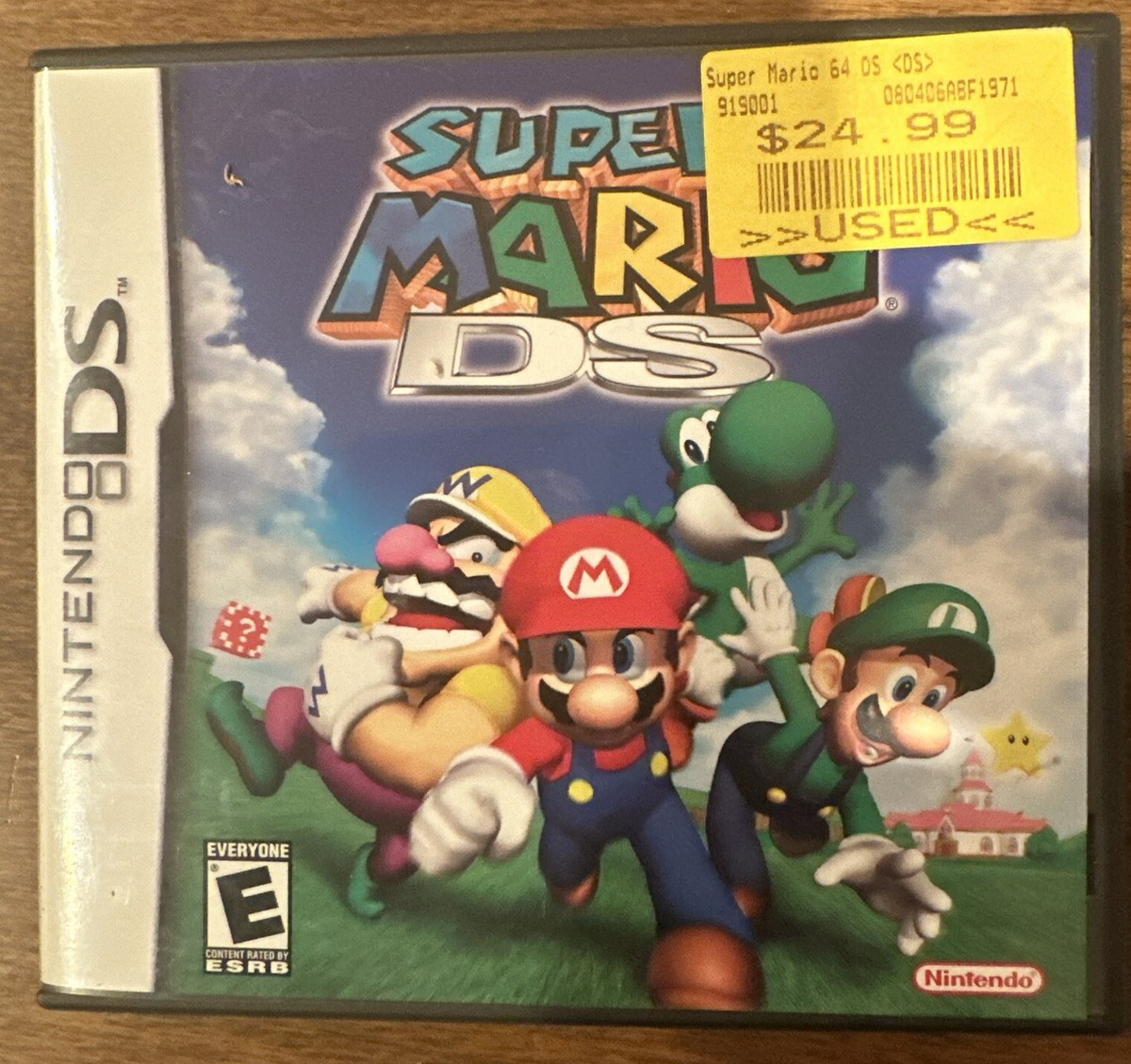 Super Mario 64 DS Nintendo DS Authentic Case and Manual Only, No