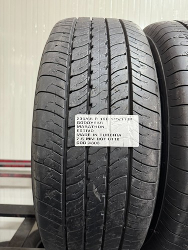 2 PNEUMATICI USATI 235/65 R 16C 115/113R GOODYEAR ESTIVO 7.5 MM DOT 0118 - Foto 3 di 6
