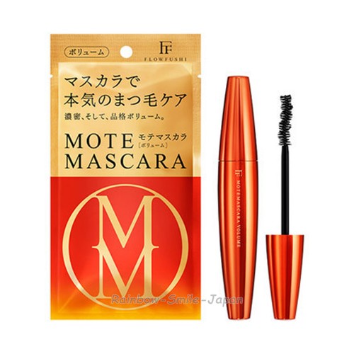 Flowfushi Mote Mascara Moisture Volume Curled Black Makeup Washable Japan