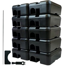 10x Lockable Rodent Bait Station Safety Box for Rat Mouse Poison & Traps (Empty)