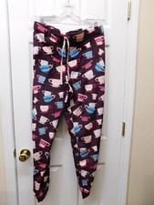 Joyspun Women's Sleep Cuff Pants-Metropolis Burgundy-3X 22W-24W -NWT