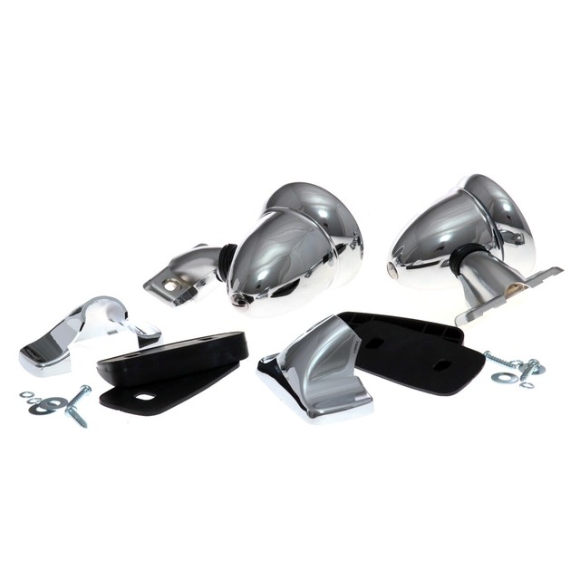 Datsun Bullet Mirrors 4" Bullet Style Door Mirrors Fit Datsun 620 720 120y 520 521 B310 Pick