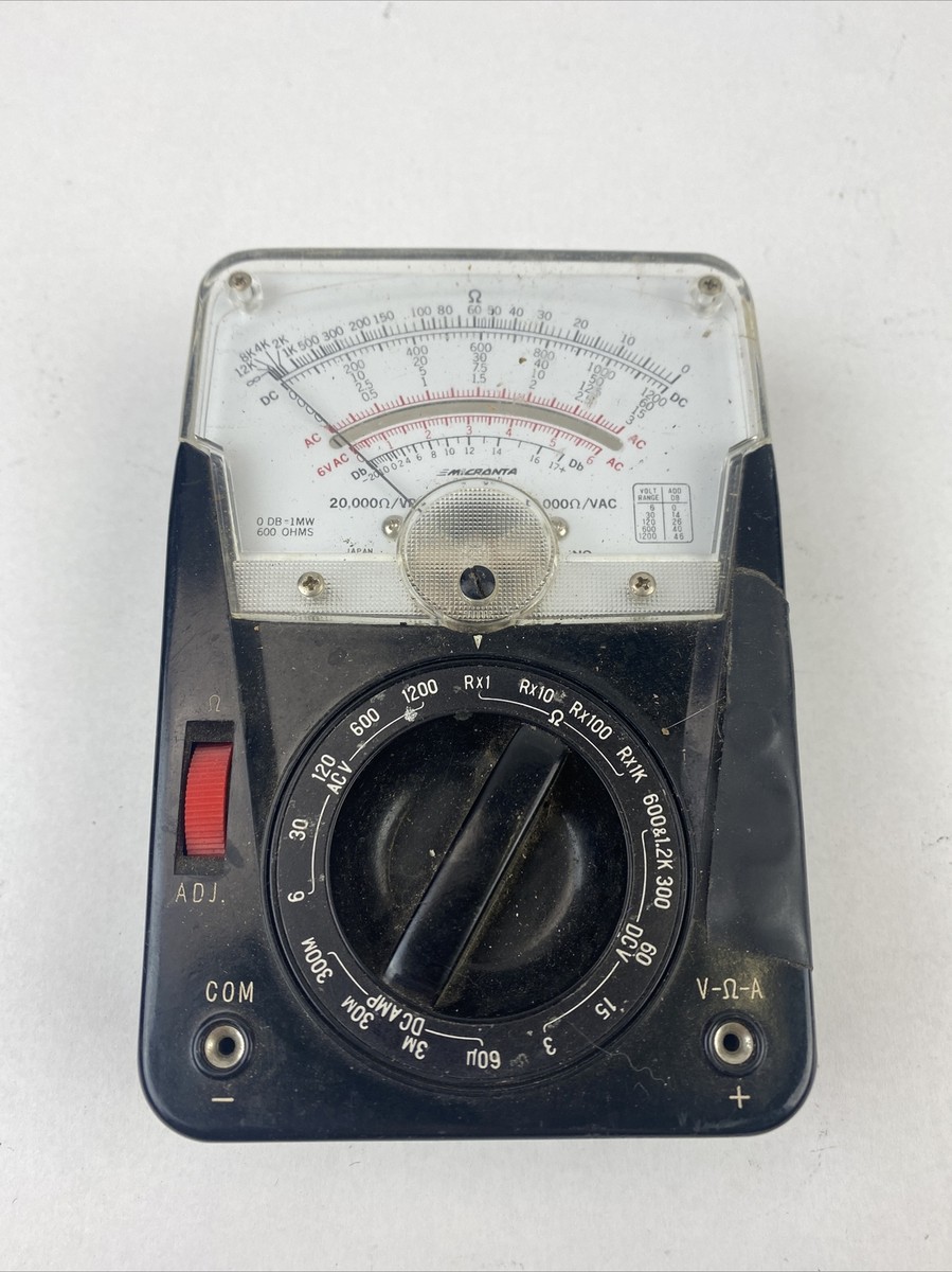 Multimètre Analogique Micronta 20 000 Ohms/Volt - Occasion Fonctionnel