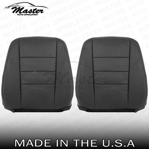 Replacement Fits 2009 - 2012 Ford Escape Front SOLID Black Vinyl Seat Covers - Picture 24 of 28