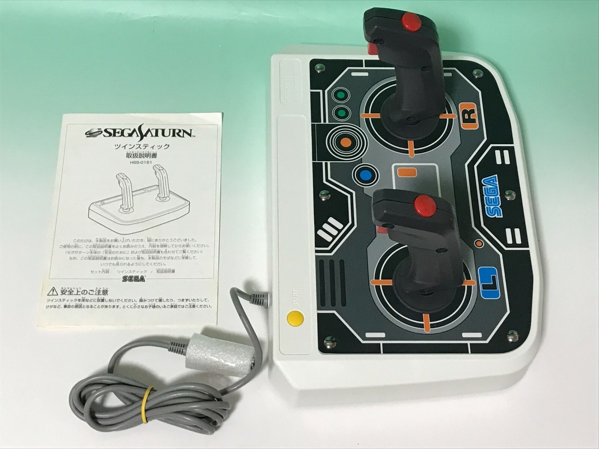 Sega Saturn TWIN STICK Controller HSS-0154 SS Japan NTSC-J