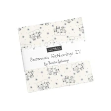 Moda Primitive Snowman Gatherings IV Charm Pack 42 Fabric 5" Sqs NEW!