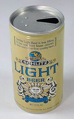 Vintage Schlitz Light Beer 12oz Can Aluminum Schlitz Brewing | eBay