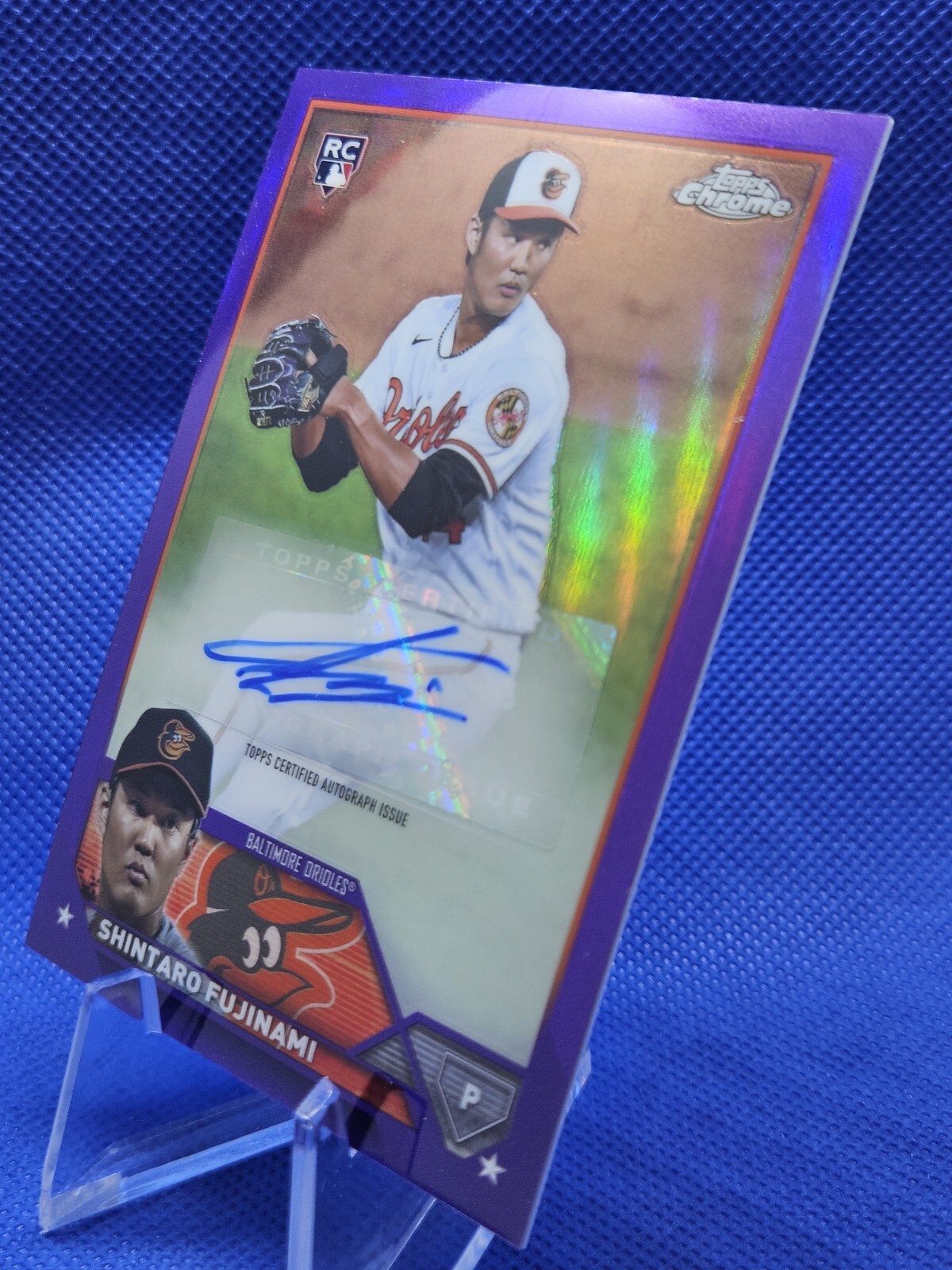 2023 Topps Chrome Update Shintaro Fujinami #AC-SF RC Purple Auto 98/250 🔥🔥⚾️