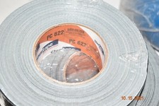 Shurtape PC 622 Duct Tape, 55M Roll, Adhesion 60 Oz./In, Black