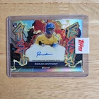 2026 Topps Finest Roman Anthony Gusto Graphs RC Auto 5/25 And Redemption Card.
