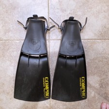 U.S. DIVERS COMPRO Aqua-Lung Pro Line Graphite Scuba Fins MED  9-11  Boots