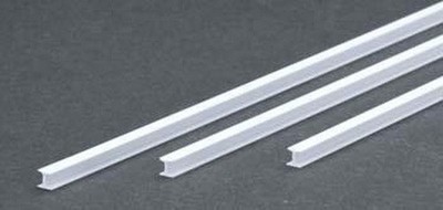 Evergreen Scale Models 285 .156'' x 14'' Polystyrene H-Columns (Pack of 3)