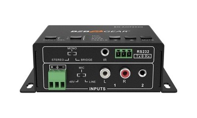 BZBGEAR 2-Channel 40W 4/8 Ohms Stereo/Mono Audio Amplifier