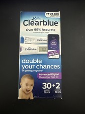 Clearblue Advanced Digital Ovulation Test  2 Pregnancy Test - 30 Count New