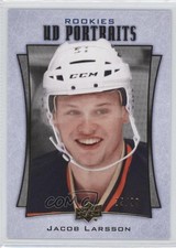 2016-17 Upper Deck UD Portraits Rookie Gold Foil 35/99 Jacob Larsson #P-82 d4e