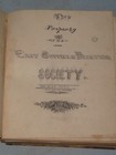 1858-61 HANDWRITTEN JOURNAL BOOK OF THE EAST SUFFIELD DEBATING SOCIETY — photo 4