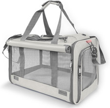 Pet Carrier for Large Cat Soft-Sided Animal Traveling Bag for Medium Cat up to 2