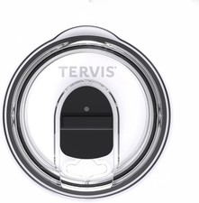 Tervis Slider Lid Made in USA Double Fits 20oz or 12oz Stainless Steel, Clear