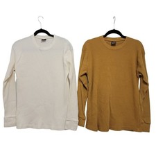 Longsleeve Thermal Tops Set of 2 by SunTee in Size 2X