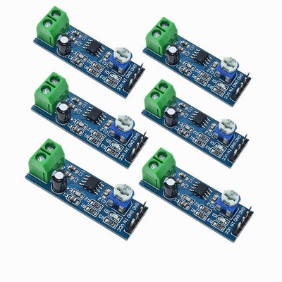 QEBIDUM 6pcs Audio Power Amplifier Module, Board, Mini LM386 200... 