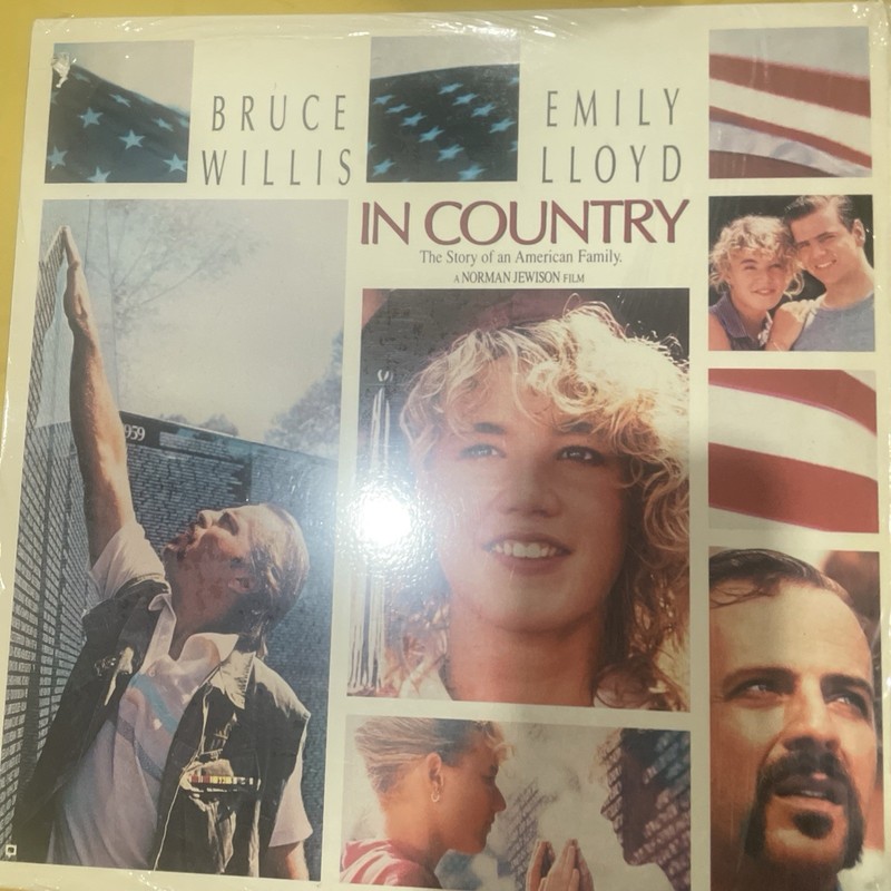 In Country Laserdisc  Movie LD Bruce Willis Emily Lloyd Norman Jewison