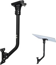 PowGrow Wall Pole Mount for Starlink 7 inches x 10 x 5 inches, Black-1