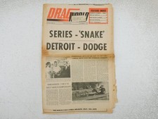 Drag World Newspaper September 2 196 Drag Race Ford Chevy Plymouth Mopar B10123