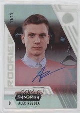 2020-21 Upper Deck Synergy Rookie Auto 11/11 Alec Regula #83 Auto x6g