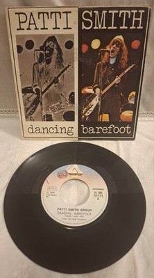 Patti Smith, Dancing Barefoot (Arista 3c 006 63326) 45 Runden Italien 1979 NM/EX