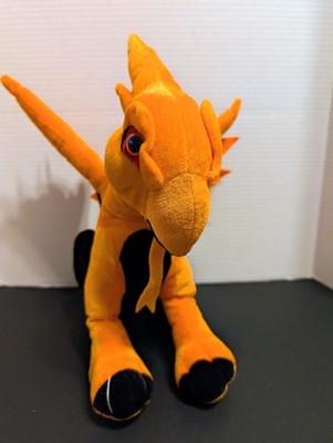 Cedar Point Roller Coaster The Gatekeeper Black/Orange 11'' Plush Dragon Gryphon