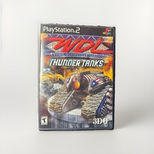 3DO World Destruction League: Thunder Tanks (PS2) Disc & Case Manual Included