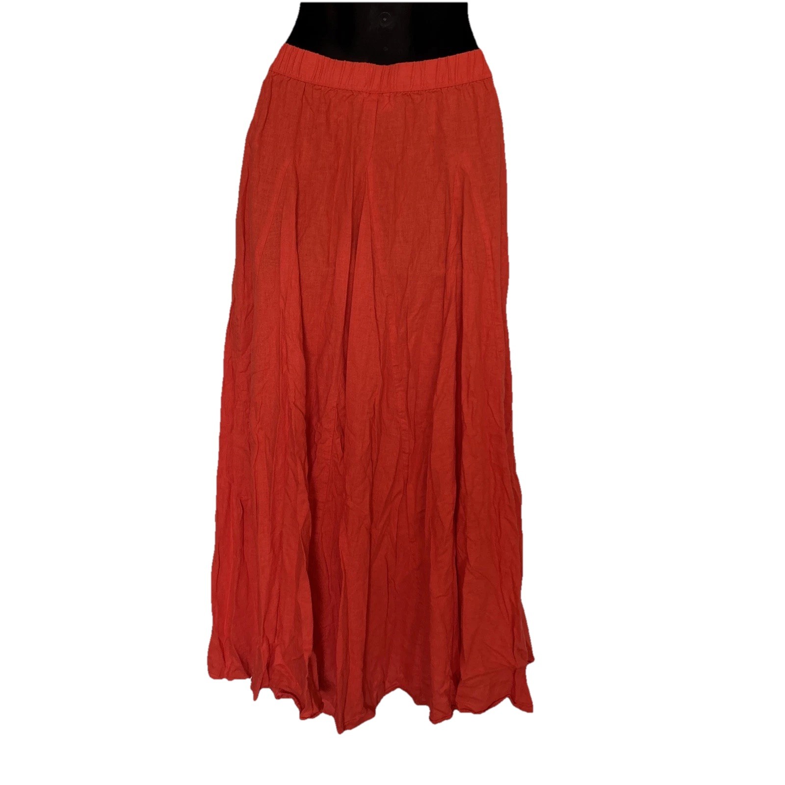Universal Thread Pull On Linen Blend Maxi Skirt R… - image 3