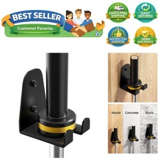 Olympic Barbell Hanger,Garage Gym Bar Wall Rack,Vertical Barbell Mount Rack,B...