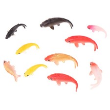 5pcs Dollhouse Miniature Fish carp Doll House Home Ornament Toy For Dollhous  H2