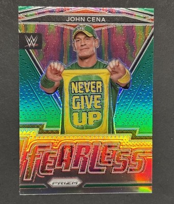 2022 Panini Green Prizm WWE #23 John Cena Fearless WWE Buy 1 Get 1 40% Off