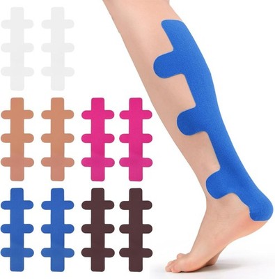 10Pcs Achillessehne Bandage Kinesiotapes Vorgeschnitten Kinesio Tapes Physio Tap