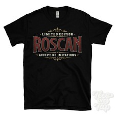 LIMITED EDITION ROSCAN - ACCEPT NO IMITATIONS T-SHIRT name surname gift