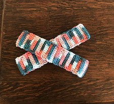 Hand Crochet 100 Cotton Headband Vintage Floral