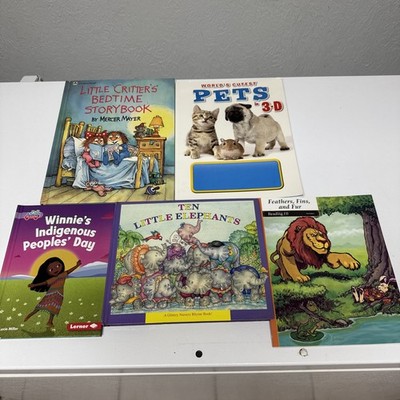 Lot Of 5 Different Children s Books. Different Titles And Authors Hard & Paper