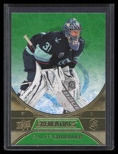 Philipp Grubauer 2021-22 Upper Deck Credentials #27 Green #/25