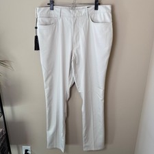 NWT RLX Ralph Lauren Active Fit Pants Mens 36x32 Basic Sand Golf Performance NEW