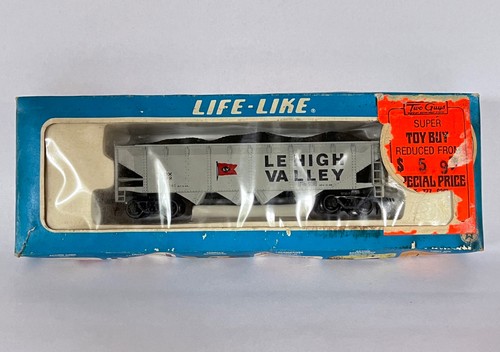 Coche de carbón con tolva abierta Lehigh Valley escala HO realista vintage de los años 80, #5460-14 | Condition: Used