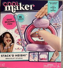 New in Box Cool Maker Stack'd Heishi Bracelet Studio - Create 15 Bracelets 