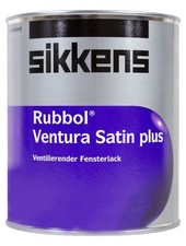 1 Liter Sikkens Rubbol Ventura Satin plus weiss Weißlack Fenster Lack